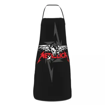 Naljakas, Rock Muusika, Heavy Metal Metallicas Rinnatüki Põll Mehed Naised Unisex Köök Peakokk Tablier Köök Keetmine, Küpsetamine, Maali