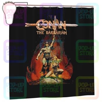 Nõidus Mõõk Seiklus Film Conan The Barbarian Viia See Duðð Kardin Vannituba Kardin Custom Trükitud 3d