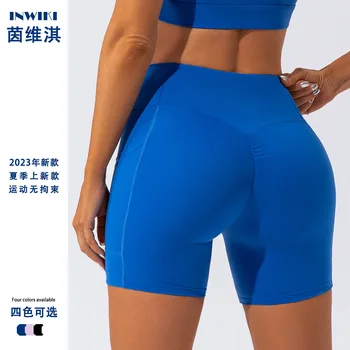 2023 kiire-kuivatamine lulu alasti jooga püksid koos hip taskud töötab fitness püksid kõrge vöökoht fitness spordi püksid naistele