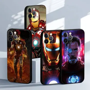 Marvel Iron Man Tony Stark Silikooni Puhul Apple iPhone 13 12 11 Pro Max 7 8 12Mini XS-XR-X 5 5S SE 6 6S Pluss Telefoni Kate