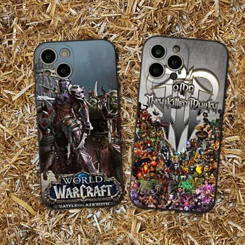 Mäng World of Warcraft Telefon Case FOR IPhone 7 8 Plus X XS XR XSmax 11 12 13 14 pro promax 12 13mini 14plus