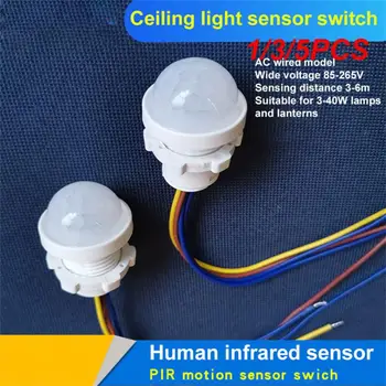 1/3/5TK Kapp Andur-Detektori Smart Switch Automaatne Tulede Valguse Lüliti LED Infrapuna Liikumisandur Avastamise Kodus Lambi Lüliti