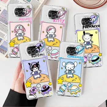 Hello Kitty Cinnamoroll Armas Selge Puhul Xiaomi Mi Poco X3 NFC X3 F3 M5 X4 Pro 13 12T Pro 11 Lisa 10 Lite Telefon Kate