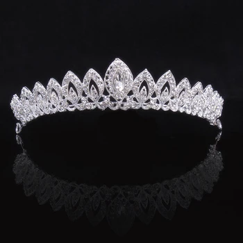 Mood Naised Diadem Pruut Crystal Crown Peapaelad Printsess, Kuninganna Tiaras ja Kroonid Pulmakleidid Juuksed Ehted Pea Tarvikud