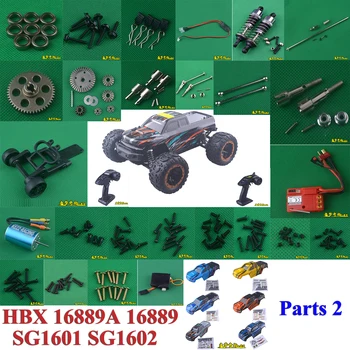 HBX 16889A 16889 SG1601 SG1602 RC Auto Originaal-Kaugjuhtimispuldi amortisaator Metal Gear Motor Rooliseadme Auto Kest Osad 2