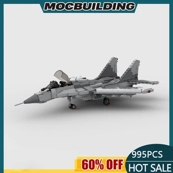 Kes MiG-29A ehitustellised sõjalennukid Mudel Võitleja Tehnoloogia Modulaarne Plokid, Kingitused, Mänguasjad, Laste DIY Komplekti Kokkupanek